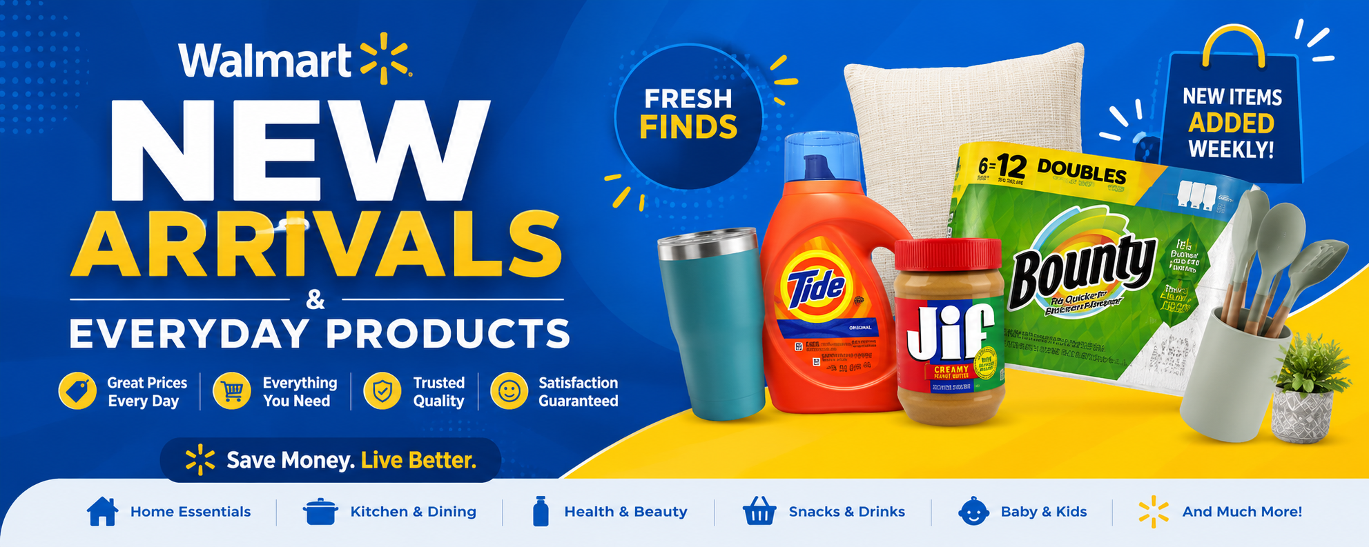 Walmart new arrivals and everyday products